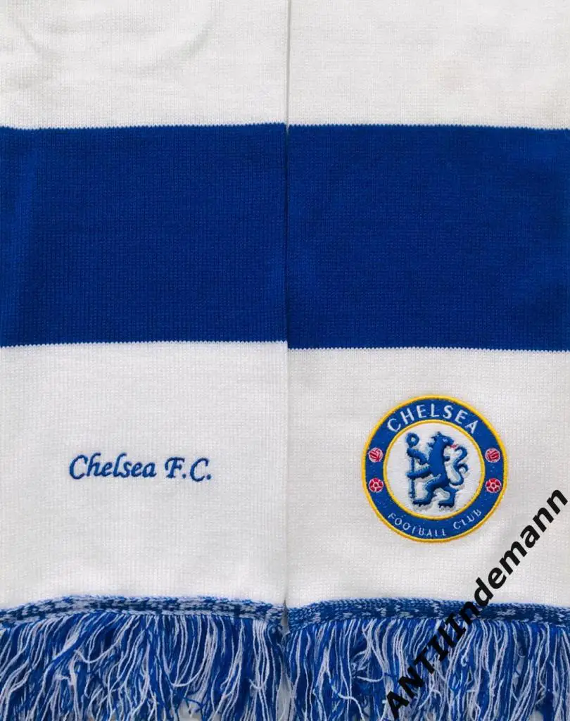 Шарф ФК Челси (Chelsea) Лондон, Англия. Barscarf с вышивками 1