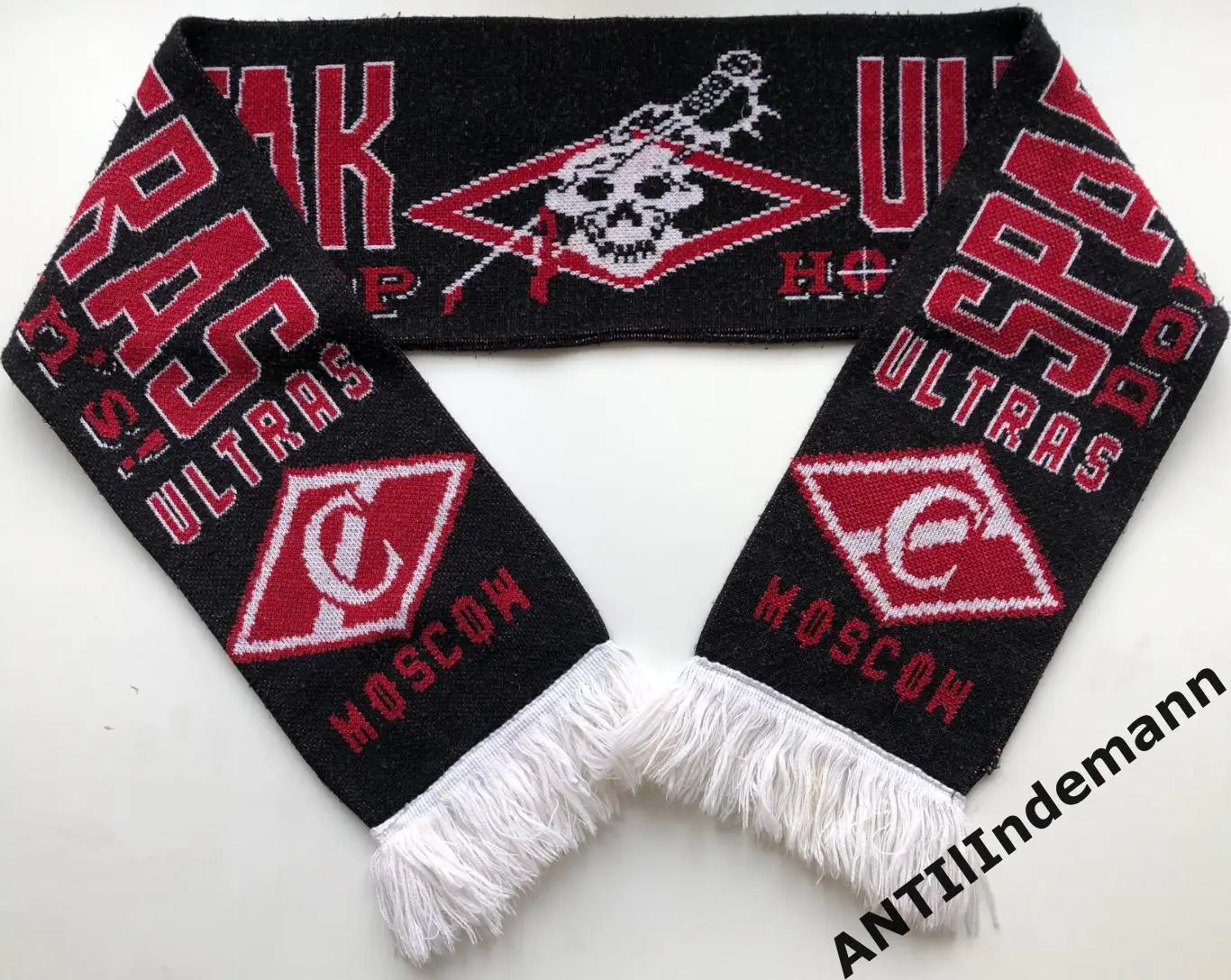 Шарф Спартак Москва Ultras “Don’t stop Hooligans”