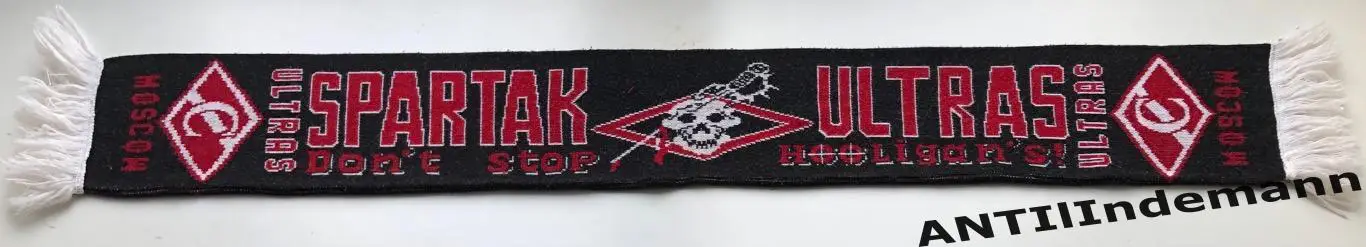 Шарф Спартак Москва Ultras “Don’t stop Hooligans” 1