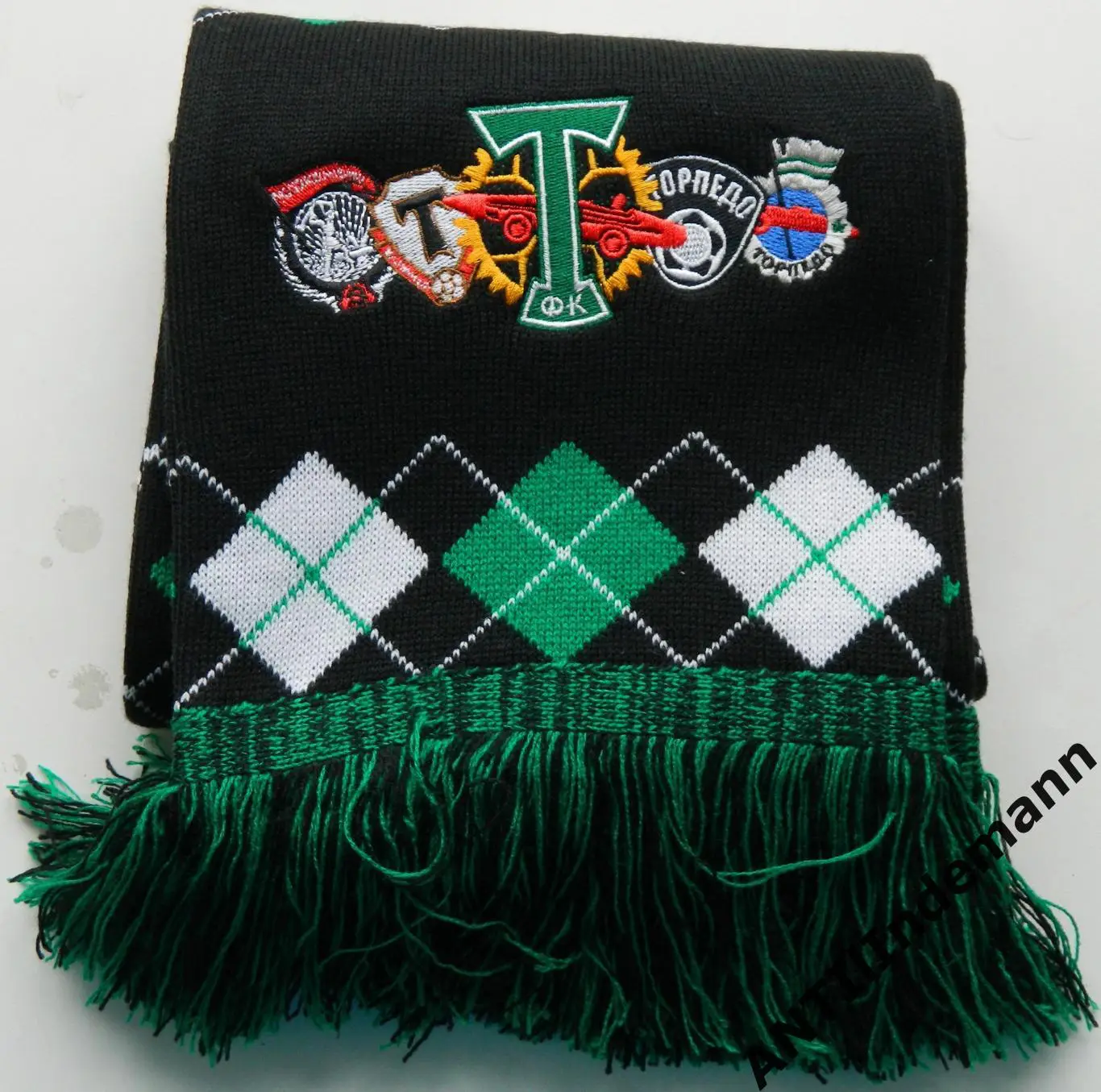 Шарф ФК Торпедо Москва barscarf с вышивками Ограниченный тираж