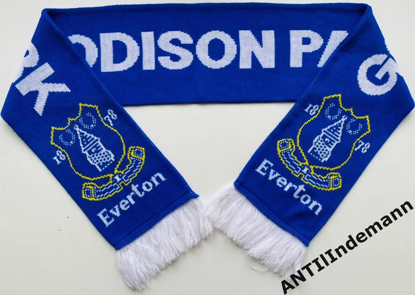 Шарф ФК Эвертон Ливерпуль, Англия