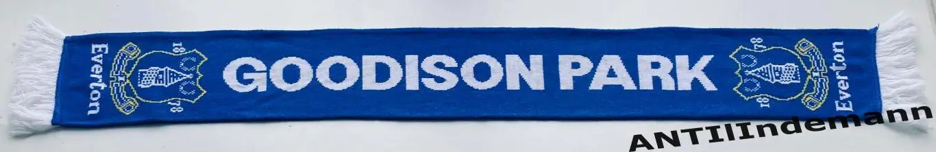 Шарф ФК Эвертон Ливерпуль, Англия 1