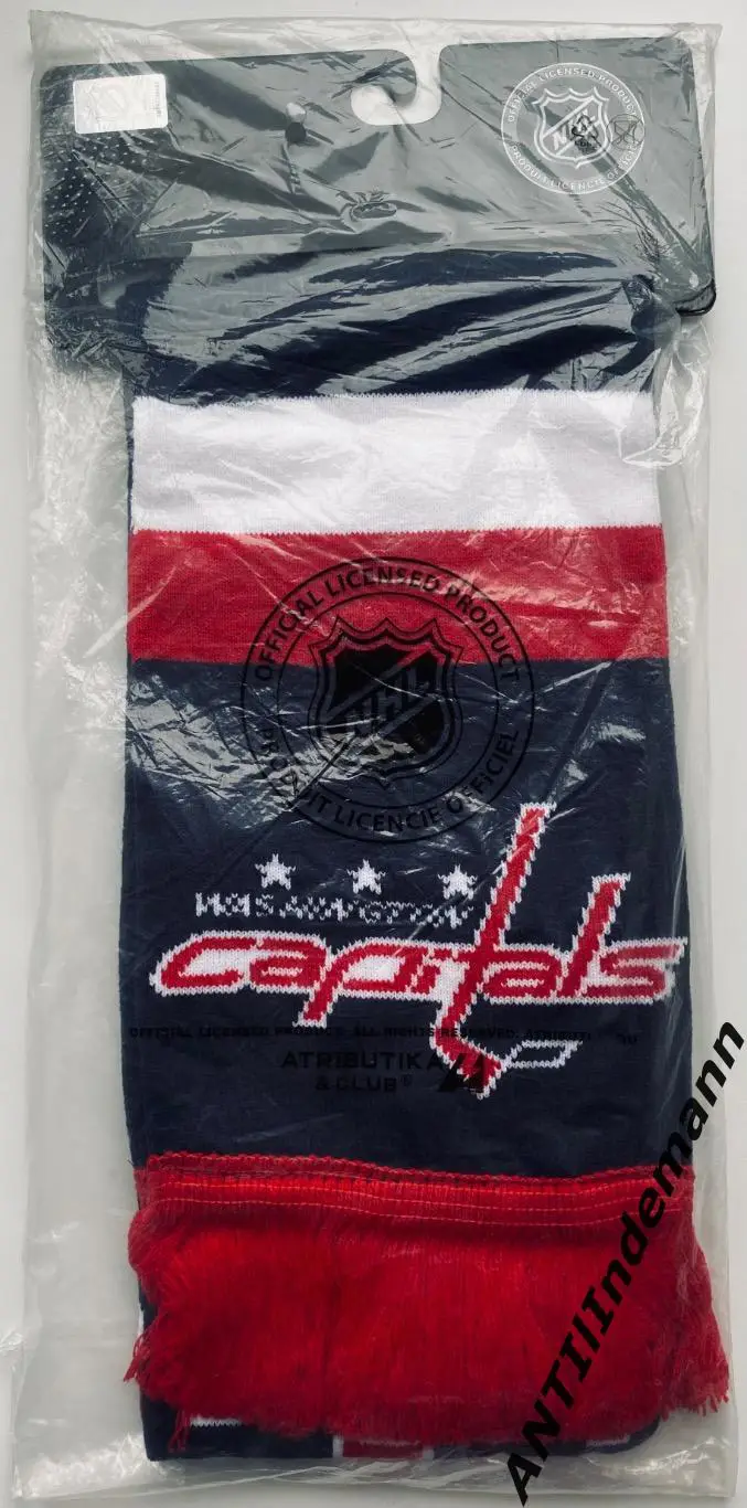 Шарф ХК НХЛ Вашингтон Кэпиталз (NHL Washington Capitals). Новый в упаковке 6
