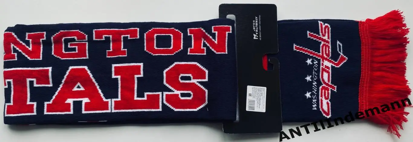 Шарф ХК НХЛ Вашингтон Кэпиталз (NHL Washington Capitals). Новый в упаковке 4