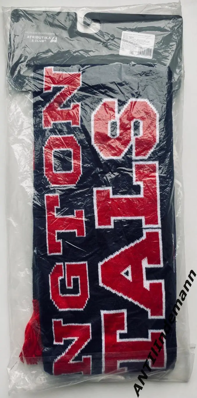 Шарф ХК НХЛ Вашингтон Кэпиталз (NHL Washington Capitals). Новый в упаковке 7