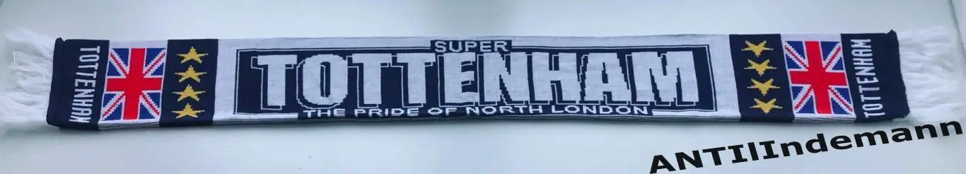 Шарф ФК Тоттенхэм (Тоттенхем) Хотспур (Tottenham Hotspur) Лондон, Англия. 1