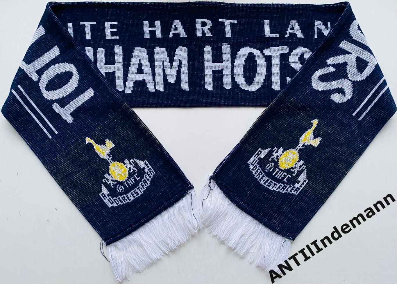 Шарф ФК Тоттенхэм (Тоттенхем) Хотспур (Tottenham Hotspur) Лондон, Англия.