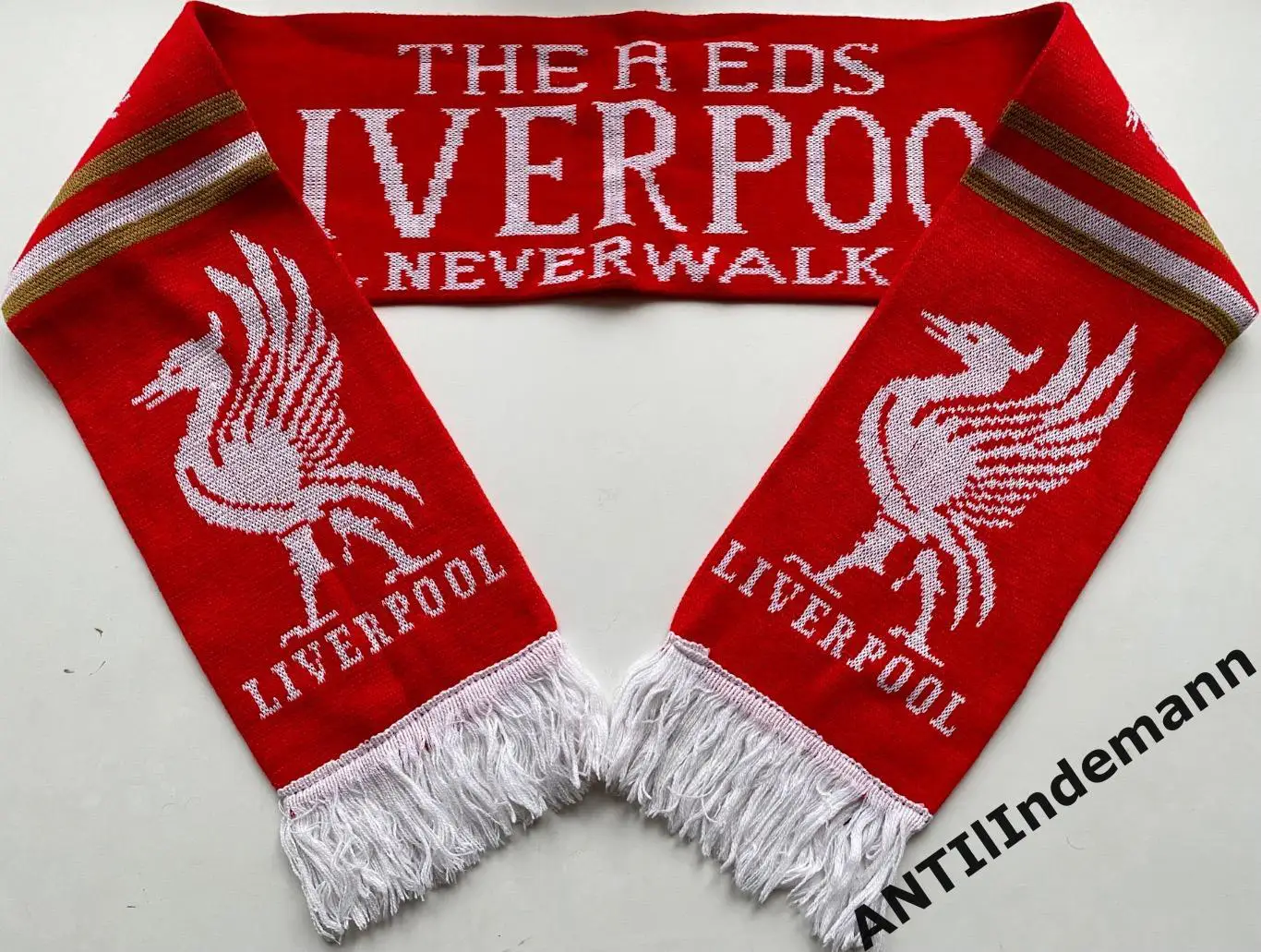 Шарф ФК Ливерпуль Англия “You’ll never walk alone”