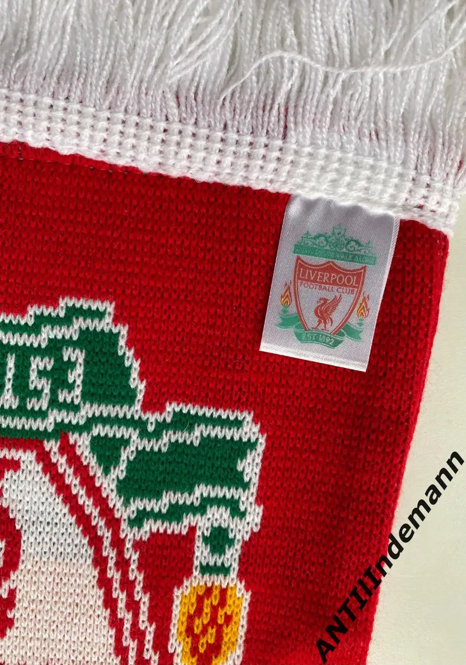 Шарф ФК Ливерпуль Англия “You’ll never walk alone”. Пошит в Великобритании 2