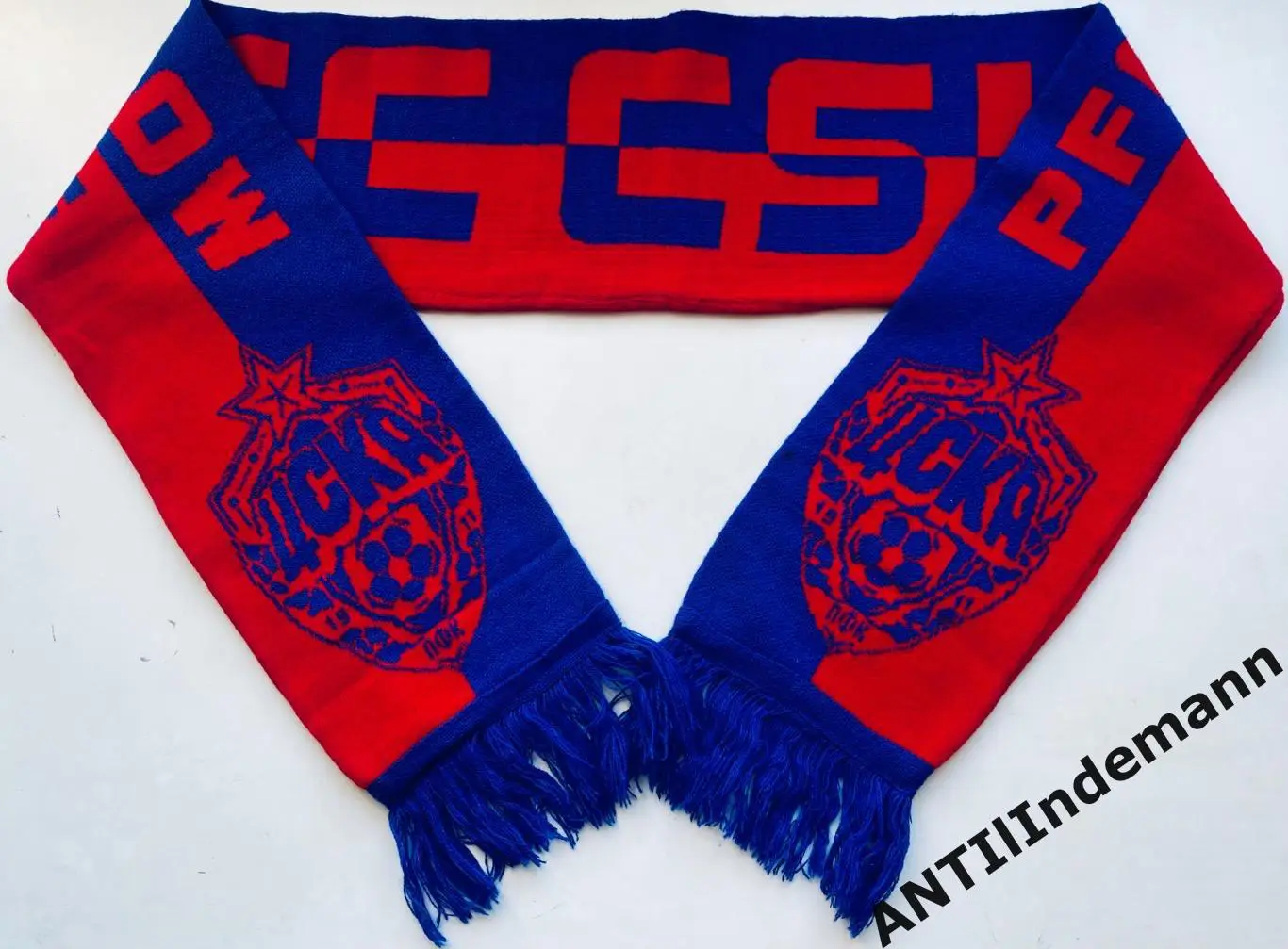 Шарф ПФК ЦСКА Москва “Born red-blue”