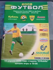 Кубань Краснодар - Анжи 15.04.2006