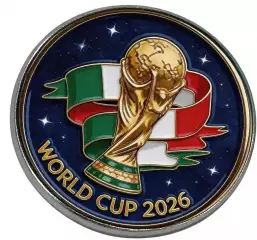 Оригинальный коллекционный значок,посвященный ЧМ по футболу FIFA 2026 №2