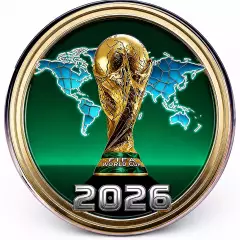 Оригинальный коллекционный значок,посвященный ЧМ по футболу FIFA 2026 №2