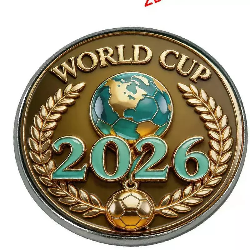 Оригинальный коллекционный значок,посвященный ЧМ по футболу WORLD CUP2026