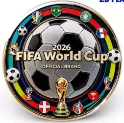 Оригинальный коллекционный значок,посвященный ЧМ по футболу WORLD CUP 2026 №2