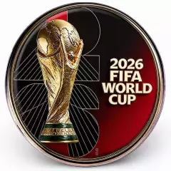Оригинальный коллекционный значок,посвященный ЧМ по футболу FIFA 2026