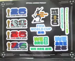 Набор коллекционных стикеров FIFA World Cup 2026