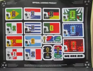 Набор коллекционных стикеров FIFA World Cup 2026