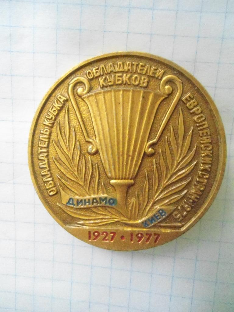 Динамо К обладатель кубка обладателей кубков европейских стран 1975. 1927-1977