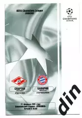 Спартак Москва - Бавария Германия 21.02.2001