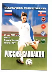 Сборная Россия - Сборная Словакия 31.05.2000