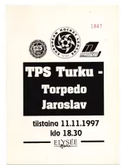 Турку Финляндия - Торпедо Ярославль Россия 11.11.1997 Евролига