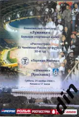 Торпедо Москва - Шинник Ярославль 25.11.2006