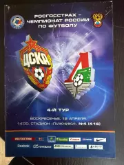 ЦСКА Москва – ЛОКОМОТИВ Москва 12.04.2009