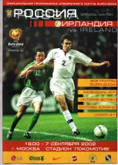 Россия сборная - Ирландия 07.09.2002