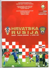 Хорватия - Россия сборная 06.07.2007