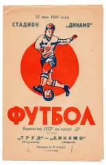 Динамо Киров - Труд Глухово Ногинск 22.05.1960