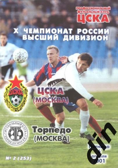 ЦСКА Москва - Торпедо Москва 06.04.2001