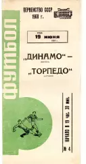 Динамо Москва - Торпедо Кутаиси 19.06.1968