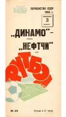 Динамо Москва - Нефтчи Баку 03.11.1968