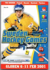 Шведские хоккейные игры 06-11.02.2001 Сборная Россия, Швеция, Финляндия, Чехия