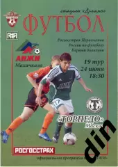 Анжи Махачкала - Торпедо Москва 24.06.2008