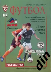 Анжи Махачкала - Торпедо Москва 24.06.2008