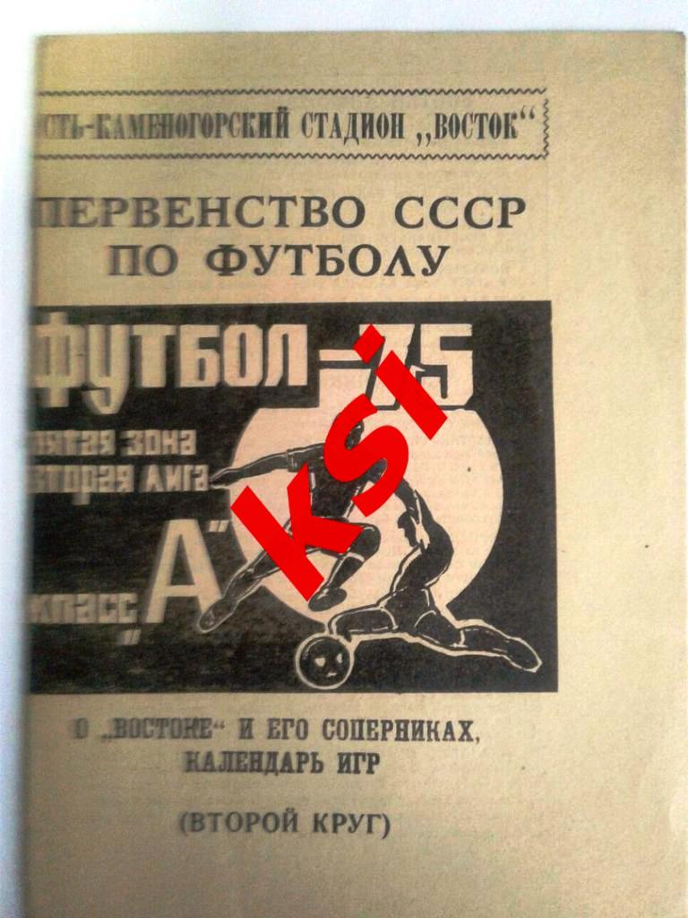 Усть-Каменогорск 1975 (2-й круг)