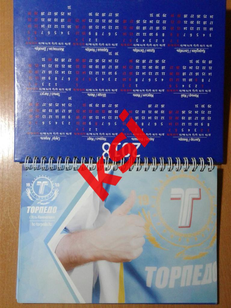 Календарь перекидной Торпедо (Усть-Каменогорск) 2017 г. 6