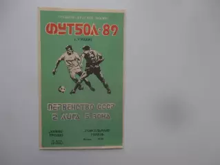 Химик Гродно-Гомсельмаш Гомель 30 июня 1989