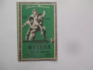 Металлист Харьков-Шинник Ярославль 19 апреля 1980