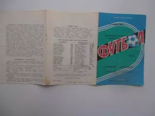 Уралмаш Свердловск-Металлург Запорожье 2 ноября 1980