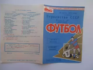 Автомобилист Красноярск-Зенит Ижевск 16 июня 1970
