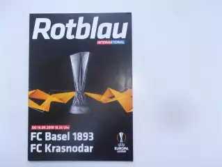 Базель Швейцария-Краснодар Россия 2019