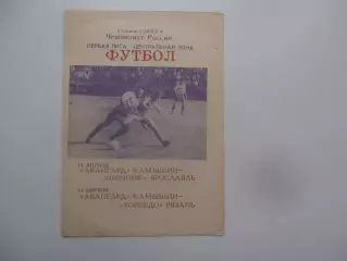 Авангард Камышин-Шинник Ярославль,Торпедо Рязань 1993