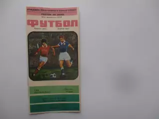СКА Ростов-на-Дону-Динамо Киров 2 июня 1982