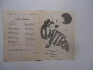 Торпедо Москва-СКА Ростов-на-Дону 3 августа 1981