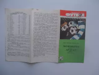 Черноморец Одесса-Арарат Ереван 11 июня 1988 кубок Федерации футбола СССР