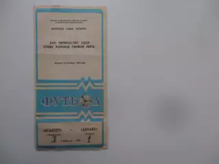 Металлург Запорожье-Динамо Батуми 23 октября 1986