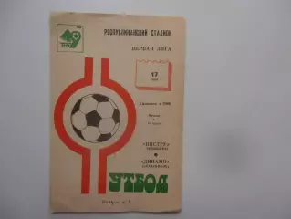 Нистру Кишинев-Динамо Ставрополь 17 мая 1986
